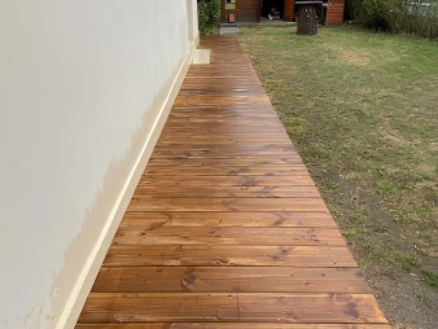 Création d'une terrasse en bois