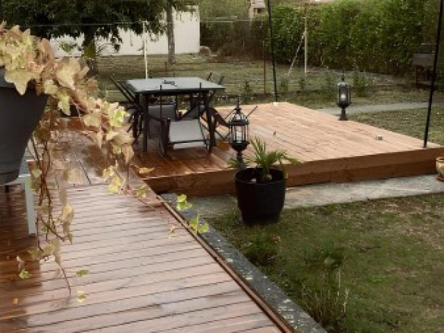 Création d'une terrasse en bois